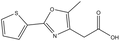 (5-Methyl-2-thien-2-yl-1,3-oxazol-4-yl)acetic acid