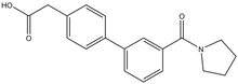 (4-{3-[(Pyrrolidin-1-yl)carbonyl]phenyl}phenyl)acetic acid