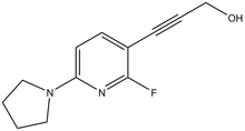 3-(2-Fluoro-6-(pyrrolidin-1-yl)pyridin-3-yl)-prop-2-yn-1-ol
