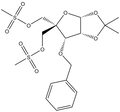 3-O-Benzyl 4-C-(methanesulfonyloxymethyl)-5-O-methanesulfonyl-1,2-O-isopropylidene-a-D-ribofuranose