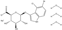 5-Bromo-4-chloro-3-indolyl b-D-glucuronide sodium salt trihydrate
