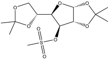 1,2:5,6-Di-O-isopropylidene-3-O-methanesulfonyl-a-D-glucofuranose 25