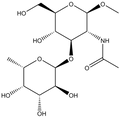 Methyl 2-acetamido-2-deoxy-3-O-(a-L-fucopyranosyl)-b-D-glucopyranoside