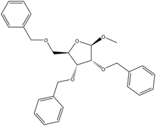 Methyl 2,3,5-tri-O-benzyl-b-D-ribofuranoside
