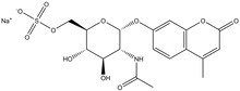 4-Methylumbelliferyl 2-acetamido-2-deoxy-a-D-glucopyranoside-6-sulfate sodium salt