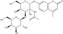 4-Methylumbelliferyl 2-acetamido-3-O-(b-D-galactopyranosyl)-a-D-galactopyranoside