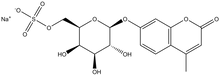  4-Methylumbelliferyl b-D-galactopyranoside-6-sulphate sodium salt 