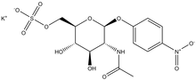 4-Nitrophenyl 2-acetamido-2-deoxy-b-D-glucopyranoside-6-sulfate potassium salt