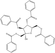 1,3,4,6-Tetra-O-benzoyl-a-D-fructofuranose
