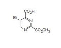 5-Bromo-2-(methylsulfonyl)pyrimidine-4-carboxylic acid 1g