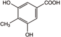 3,5-Dihydroxy-4-methylbenzoic acid 1g