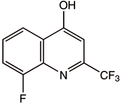 8-Fluoro-4-hydroxy-2-(trifluoromethyl)quinoline 1g