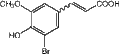 3-Bromo-4-hydroxy-5-methoxycinnamic acid 1g