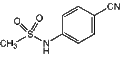 4-(Methylsulfonylamino)benzonitrile 1g