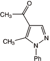 4-Acetyl-5-methyl-1-phenyl-1H-pyrazole 1g