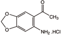 2'-Amino-4',5'-methylenedioxyacetophenone hydrochloride 5g