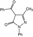 4-Benzoyl-3-methyl-1-phenyl-5-pyrazolinone 10g