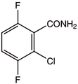 2-Chloro-3,6-difluorobenzamide 1g