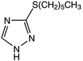 3-n-Hexylthio-1,2,4-triazole 2.5g