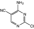 4-Amino-2-chloropyrimidine-5-carbonitrile 0.5g