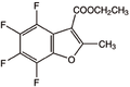 Ethyl 4,5,6,7-tetrafluoro-2-methylbenzo[b]furan-3-carboxylate 1g