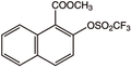 Methyl 2-trifluoromethylsulfonyloxy-1-naphthoate 5g