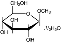 Methyl beta-D-glucopyranoside hemihydrate 1g