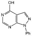 4-Hydroxy-1-phenyl-1H-pyrazolo[3,4-d]pyrimidine 1g