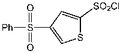 4-(Phenylsulfonyl)thiophene-2-sulfonyl chloride 250mg