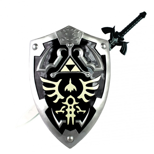Dark Master Link's Knight Hylian Foam Shield from the Game Legend of Zelda NIB 