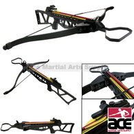 CROSSBOW 150 LB DRAW WEIGHT CROSSBOW FIBERGLASS FOLDABLE LIMB PLASTIC STOCK INCLUDES 2 16" ARROWS AND 1 STRINGER