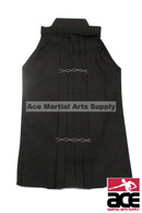 Great for training and competition. Polyester/Cotton blend. Features pleats and extra stitching.