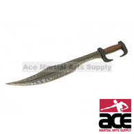 300 Spartan Hand Forged Black Antique Finish Carbon Steel Replica Sword