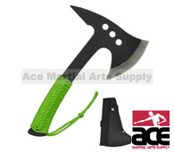 11" Survival Zombie Killer Tactical Throwing Axe Single Edge with Sheath