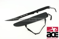 27" Single Full Tang Blade Black Ninja Sword Machete
