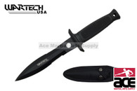 10" Black Hunting Survival Tactical Boot Knife with Sheath