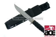 12" Silver Kabar Style Military Marine Tactical Survival Knife with Sheath