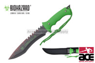 13" Zombie Killer Hunting Tactical Knife (FULL) Serrated Blade with Sheath