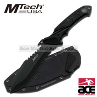 10" MTECH TACTICAL FULL TANG COMBAT HUNTING KNIFE Survival Fixed Blade