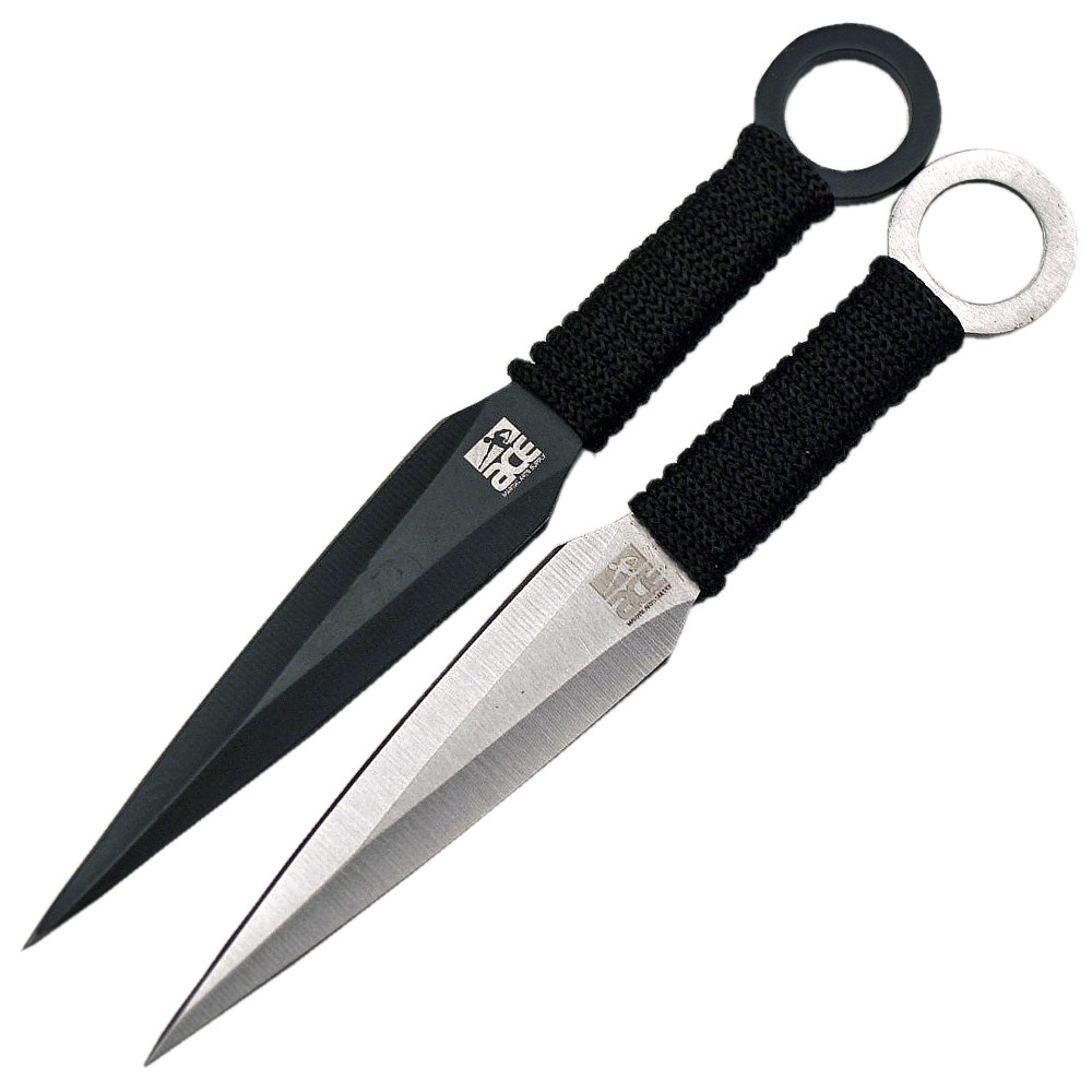 Ace Martial Arts 12 Pc Tactical Combat Metal Throwing Knife Set