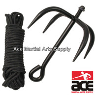 Ninja Folding Grappling Hook with 33 Foot Rope