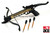 Features a strong plastic body and compressed molded fiberglass bow, Adjustable tactical sight. 80lb draw weight w/ 165 fps firing speed. Includes 15 aluminum arrows.