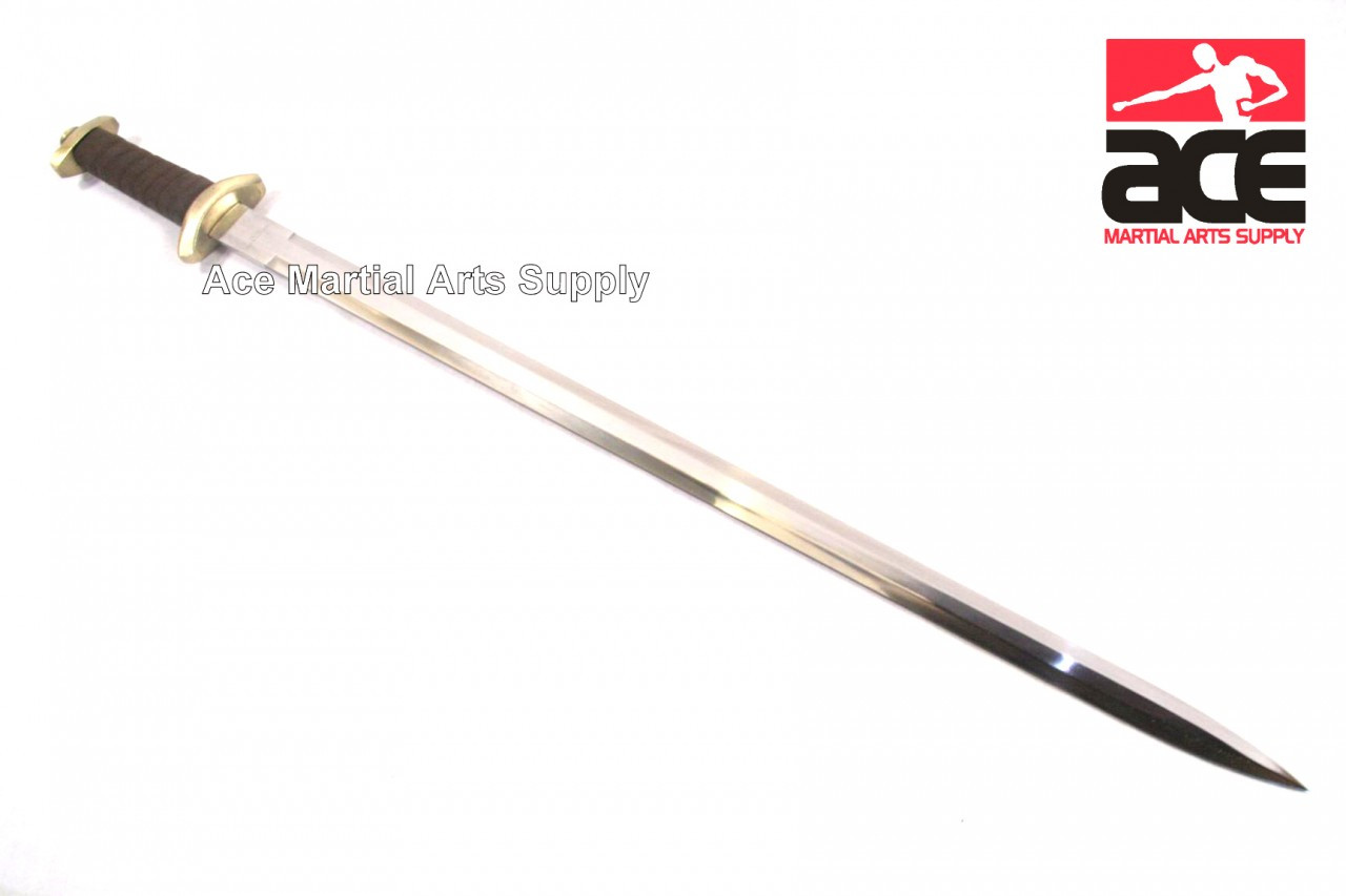 Medieval Godfred Viking Celtic Battle Sword with Stainless Blade and Scabbard