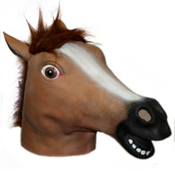 Horse Head Mask Creepy Halloween Costume