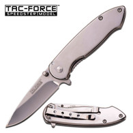 TAC FORCE TF-862C 7" MIRROR BLADE SPRING ASSISTED FOLDING KNIFE