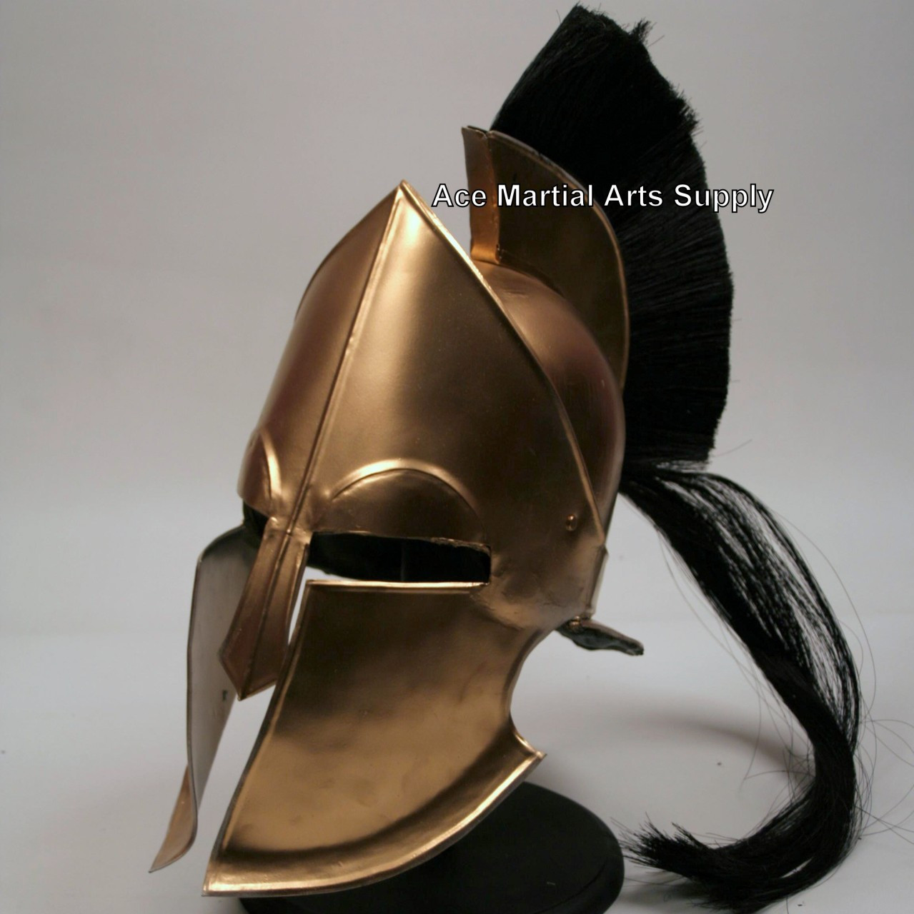 Details about   Medieval Greek Helmet Achilles Troy Greek Armor Spartan Costume Movie W/Plume 