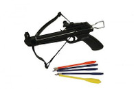 50 lb Archery Hunting Gun Pistol Crossbow Bow + 5 Arrows Bolts 80 150 180 FPS