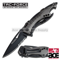 Tac Force TF-705GY Grey Gentleman's Spring Assisted Folding Knife