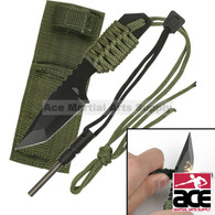 7.5" FIRE STARTER SURVIVAL CAMPING KNIFE