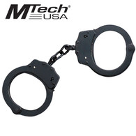 High Quality Made In Taiwan Black Finish Professional Double Locking Handcuffs
